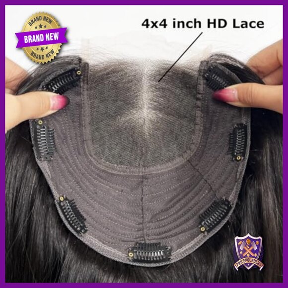 Real Human Hair Topper 6x6 Base 22 Length HD Lace Volume main image 6